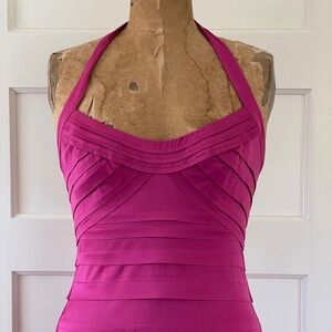 BCBG MaxAzria Begonia Pink Bandage Dress Size 8